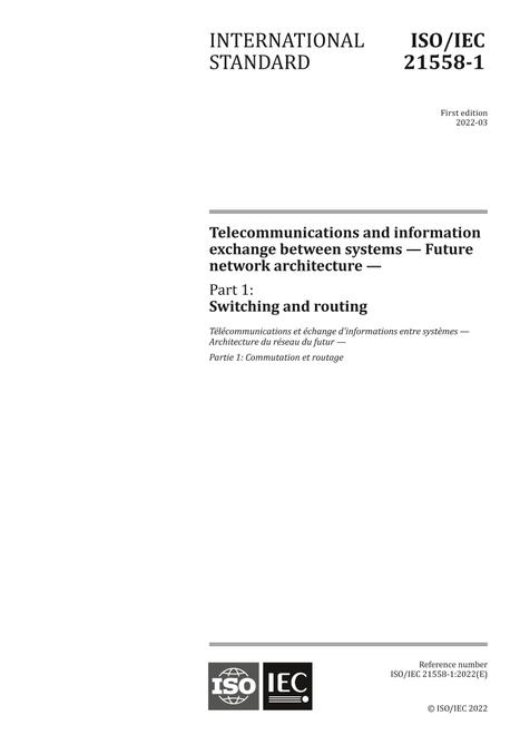 ISO/IEC 21558-1:2022