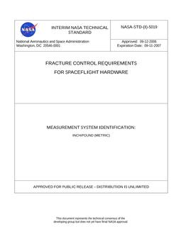 NASA STD-I-5019