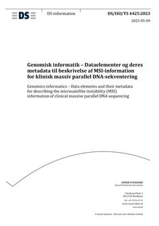 DANSK DS/ISO/TS 4425
