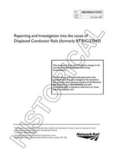 NR RT/E/C/27047 ISSUE 1