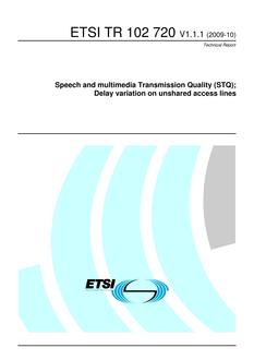 ETSI TR 102 720