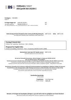 DANSK DSF/PREN ISO 25239-1