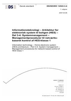 DANSK DS/ISO/IEC 14543-3-4