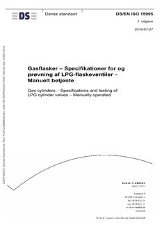 DANSK DS/EN ISO 15995