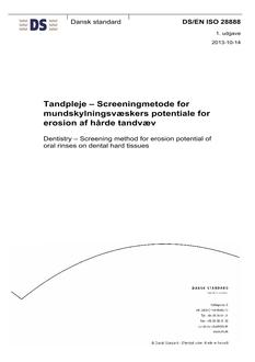 DANSK DS/EN ISO 28888
