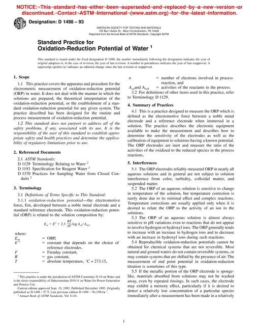 ASTM D1498-93