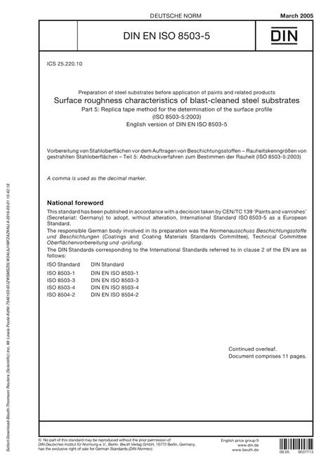 DIN EN ISO 8503-5