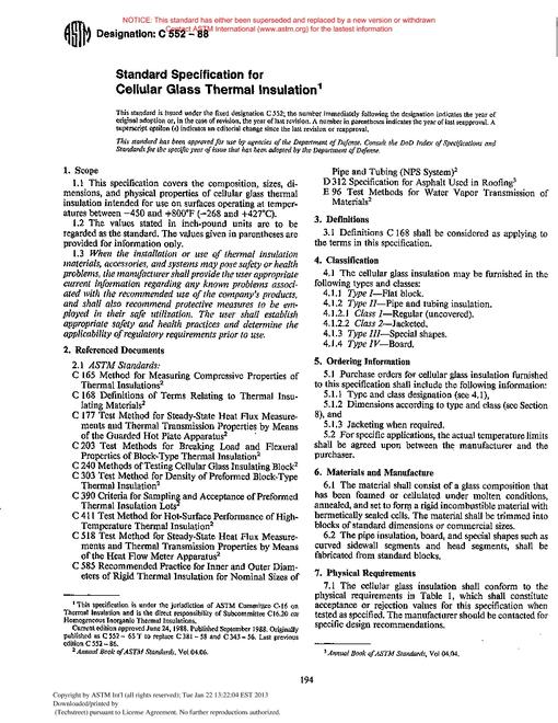 ASTM C552-88