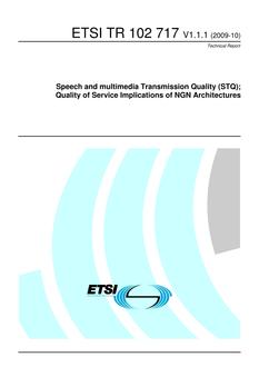 ETSI TR 102 717