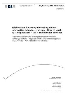 DANSK DS/ISO/IEC/IEEE 8802-3