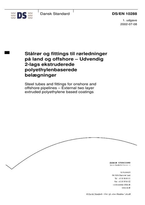 DANSK DS/EN 10288