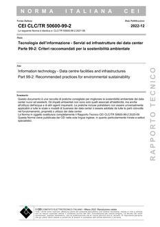 CEI CLC/TR 50600-99-2