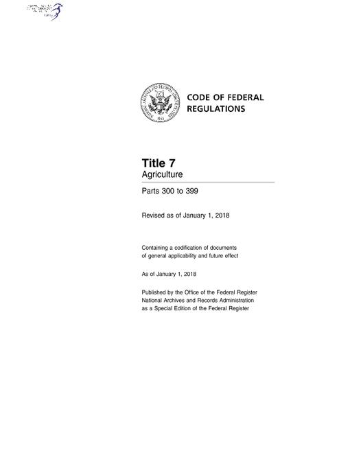 CFR 7CFR 300-399