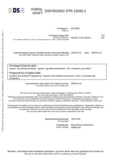 DANSK DS/ISO/IEC TR 15026-1