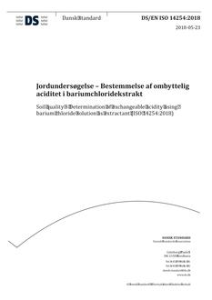 DANSK DS/EN ISO 14254