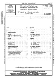 VDI VDI/VDE 2182 BLATT 1