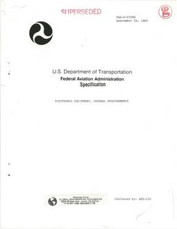 FAA FAA-G-2100 REV D