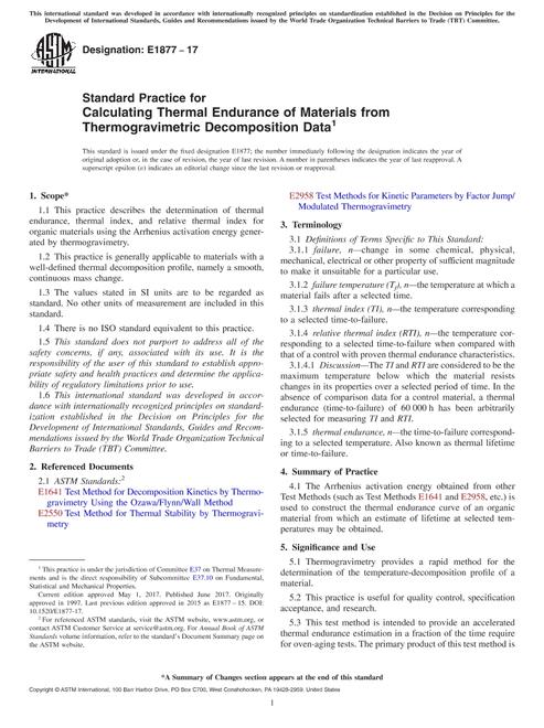 ASTM E1877-17