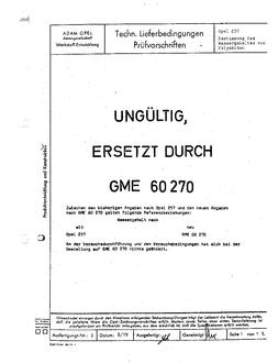 GME OPEL 257