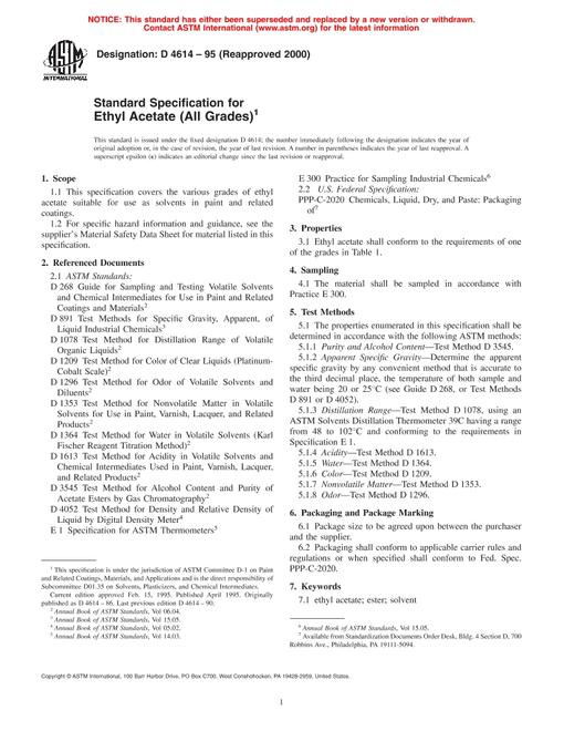 ASTM D4614-95(2000)