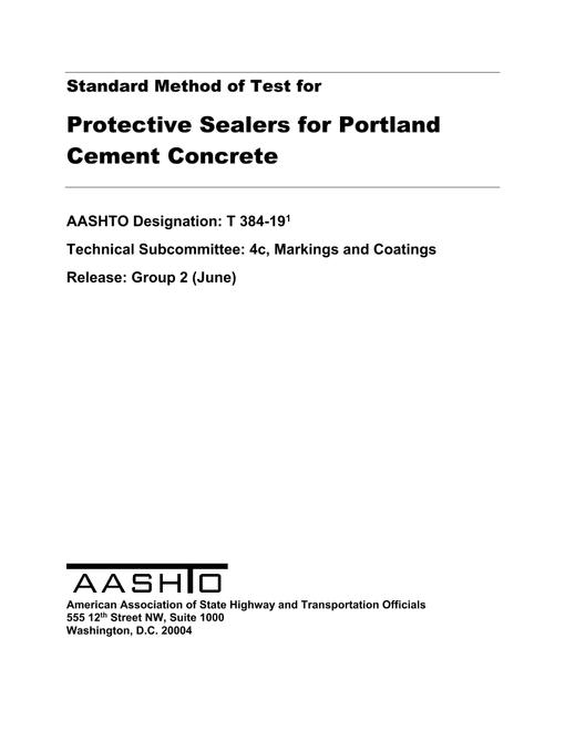 AASHTO T 384-19