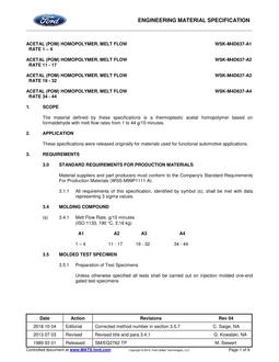 FORD WSK-M4D637-A1