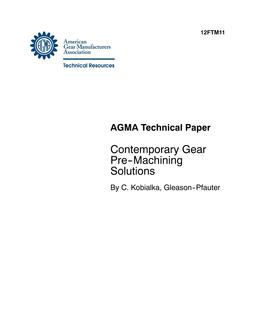AGMA 12FTM11