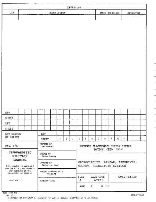 MIL DESC 5962-93139