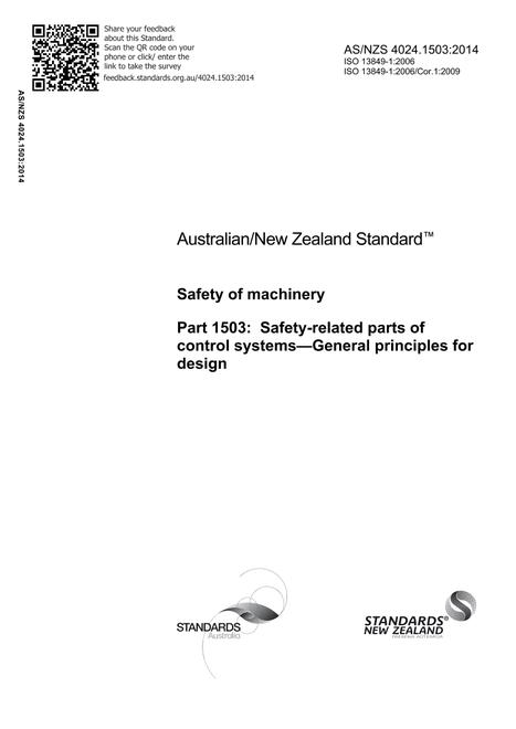 AS/NZS 4024.1503:2014