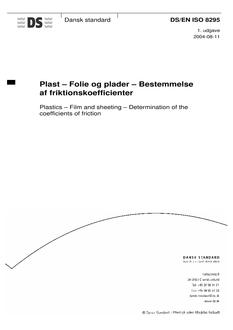 DANSK DS/EN ISO 8295