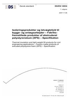 DANSK DS/EN 14934