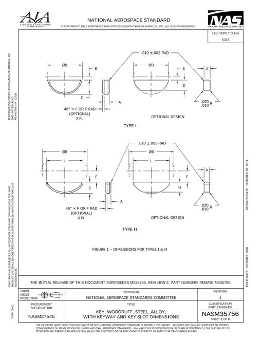 AIA NASM35756