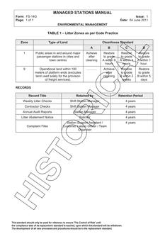 NR NR/L3/OCS/044/FS-14G ISSUE 1