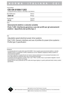 CEI EN 61800-7-203