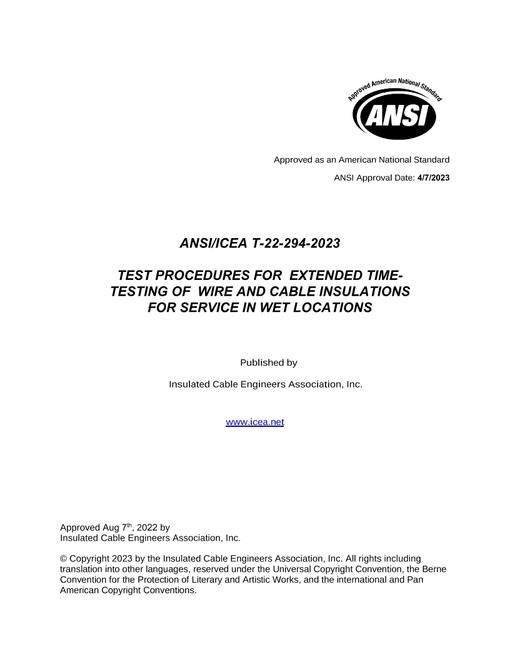 ICEA T-22-294-2023