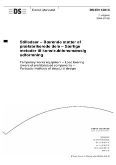 DANSK DS/EN 12813