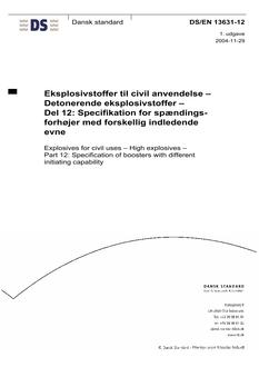 DANSK DS/EN 13631-12
