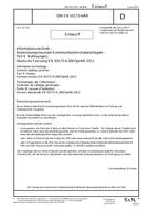 DIN EN 50173-4/AB - DRAFT