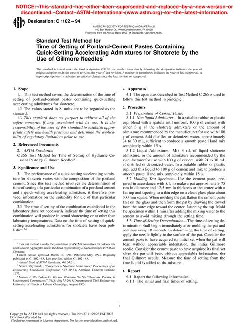 ASTM C1102-94