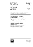 CISPR/TR 28 Ed. 1.0 b:1997