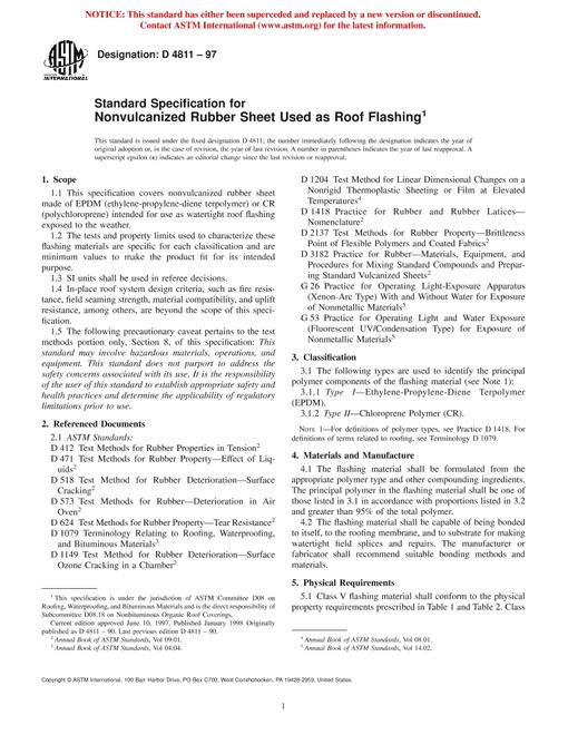 ASTM D4811-97