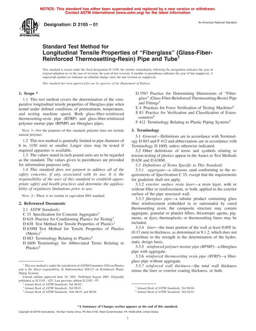 ASTM D2105-01