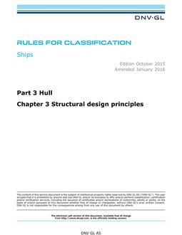 DNV DNVGL-RU-SHIPS PART 3 CHAPTER 3