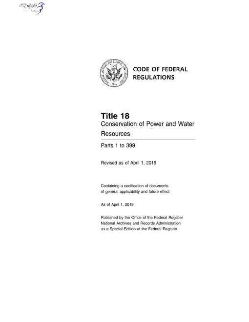 CFR 18CFR 1-399