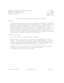 IETF RFC 7940