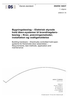 DANSK DS/EN 14637