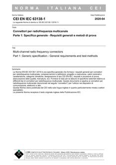CEI EN IEC 63138-1