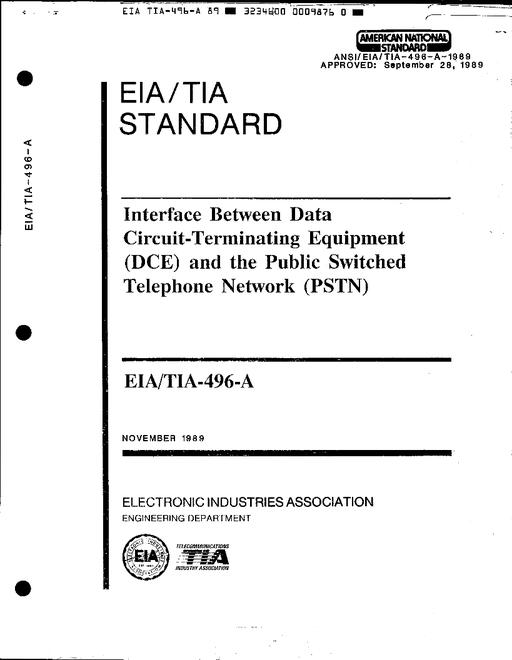 TIA EIA/TIA-496-A