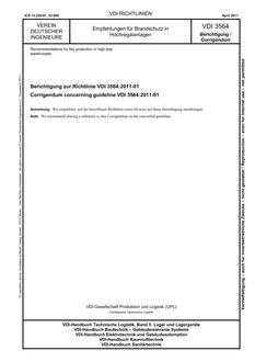 VDI VDI 3564