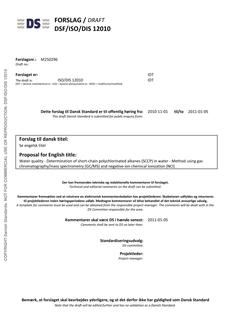DANSK DSF/ISO/DIS 12010